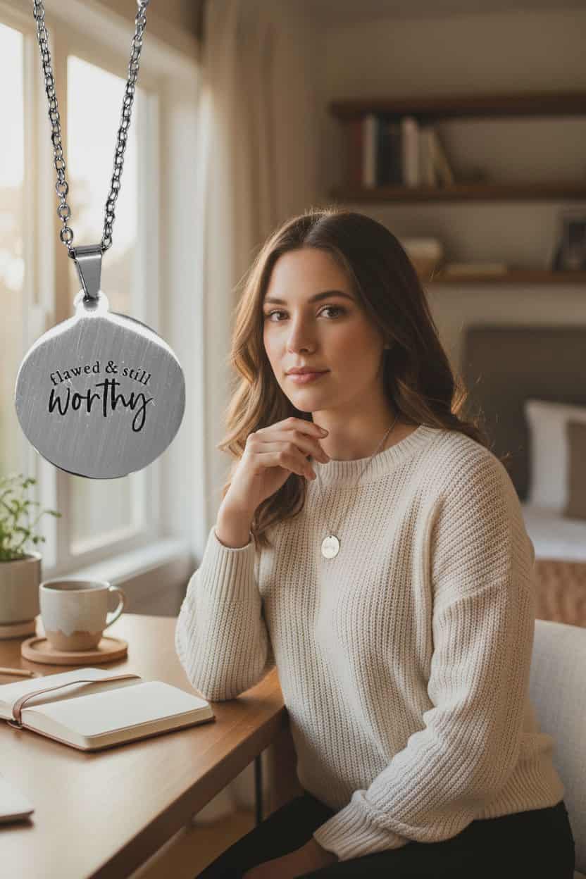 Flawed & Still Worthy Necklace